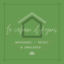 Logo carré La Cabane d'Agnès avec Onglerie